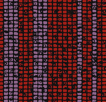 980412 Mosaic raspberry stripe